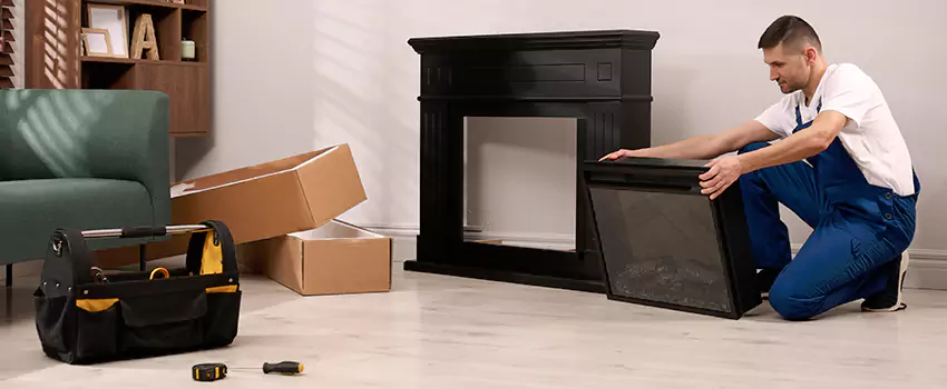 Old Rusted Metal Fireplace Repair And Replacement in Havelock, NC