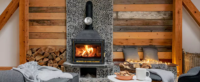 Thelin Hearth Products Direct Vent Gas Stove Fireplace Inspection in Havelock, North Carolina